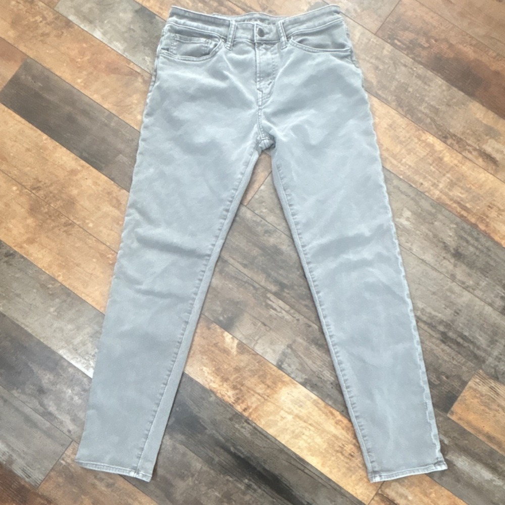 American Eagle Airflex+ denim jeans in a gray wash, Stretch slim/skinny 30x34